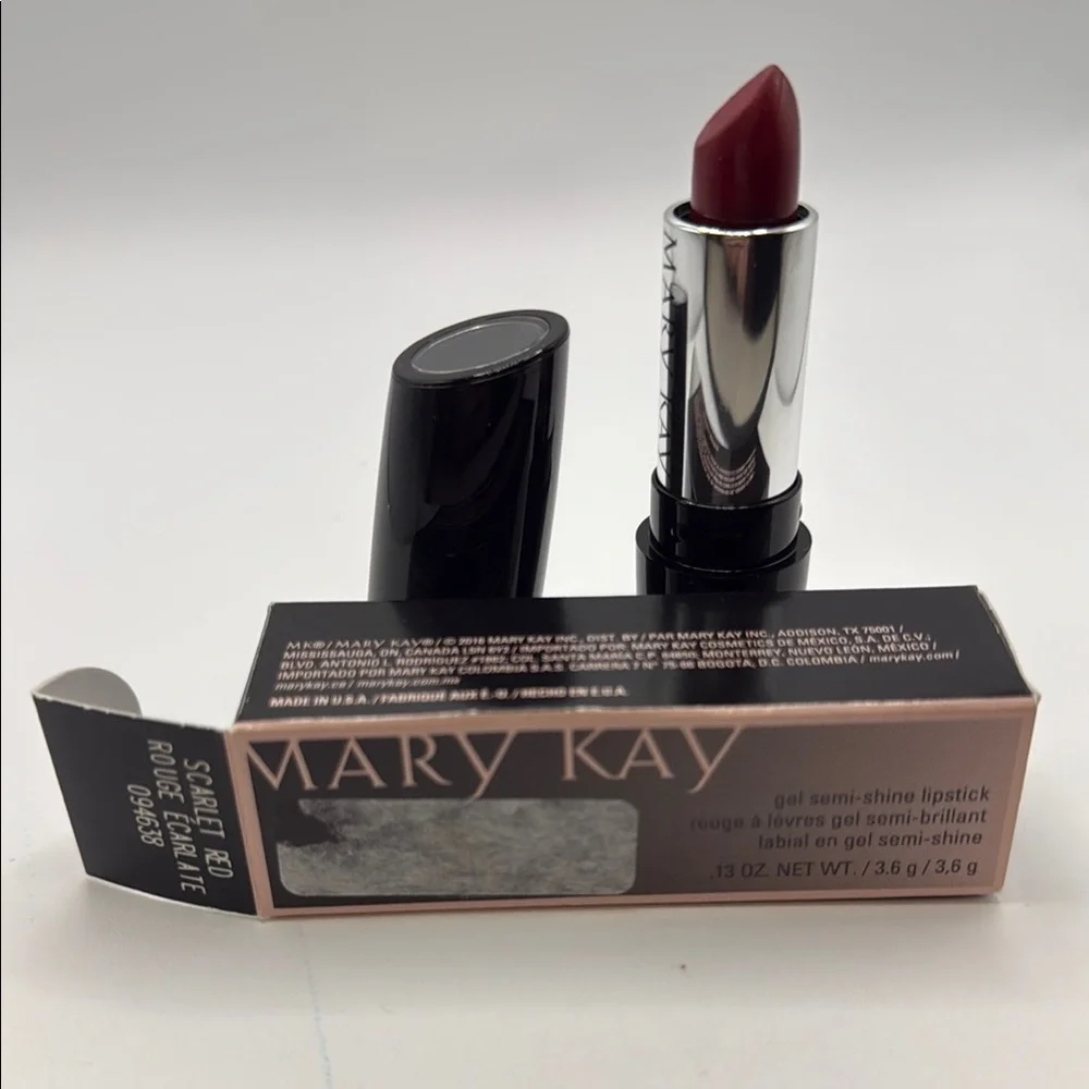 Mary Kay Scarlet Red Semi-Shine Lipstick
